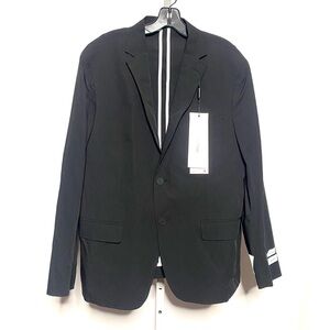 Calvin Klein Men's Black Lightweight Sport Coat Blazer • 44SHORT